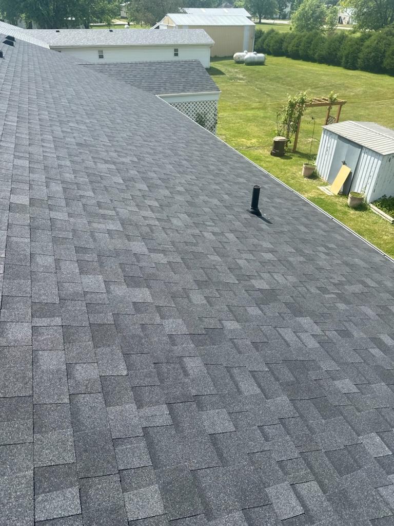 Metal standing seam roof